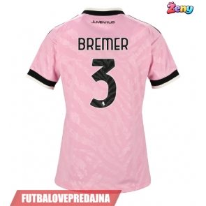 Lacne Ženy Futbalové dres Juventus Gleison Bremer #3 2026-27 Krátky Rukáv - Preč